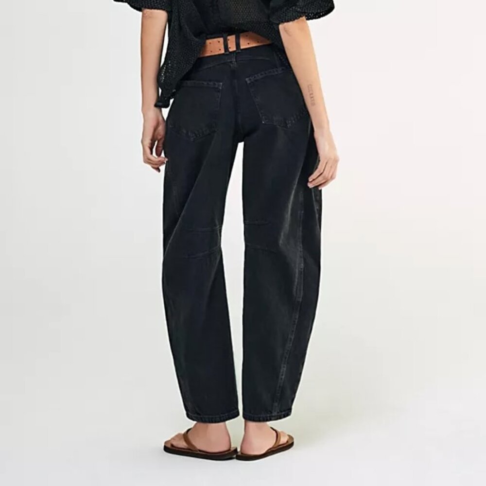 Free People Good Luck Barrel Jeans - Picture 4 of 8